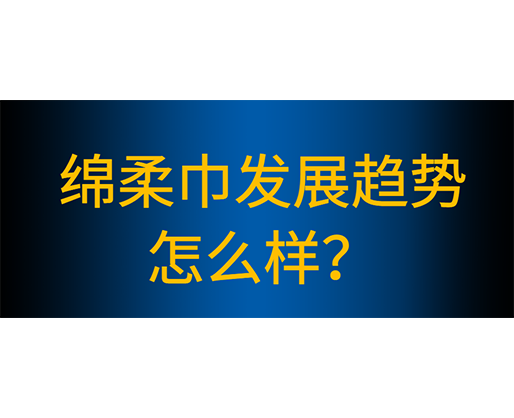 綿柔巾生產(chǎn)線有哪些性能特點，綿柔巾發(fā)展趨勢怎么樣？